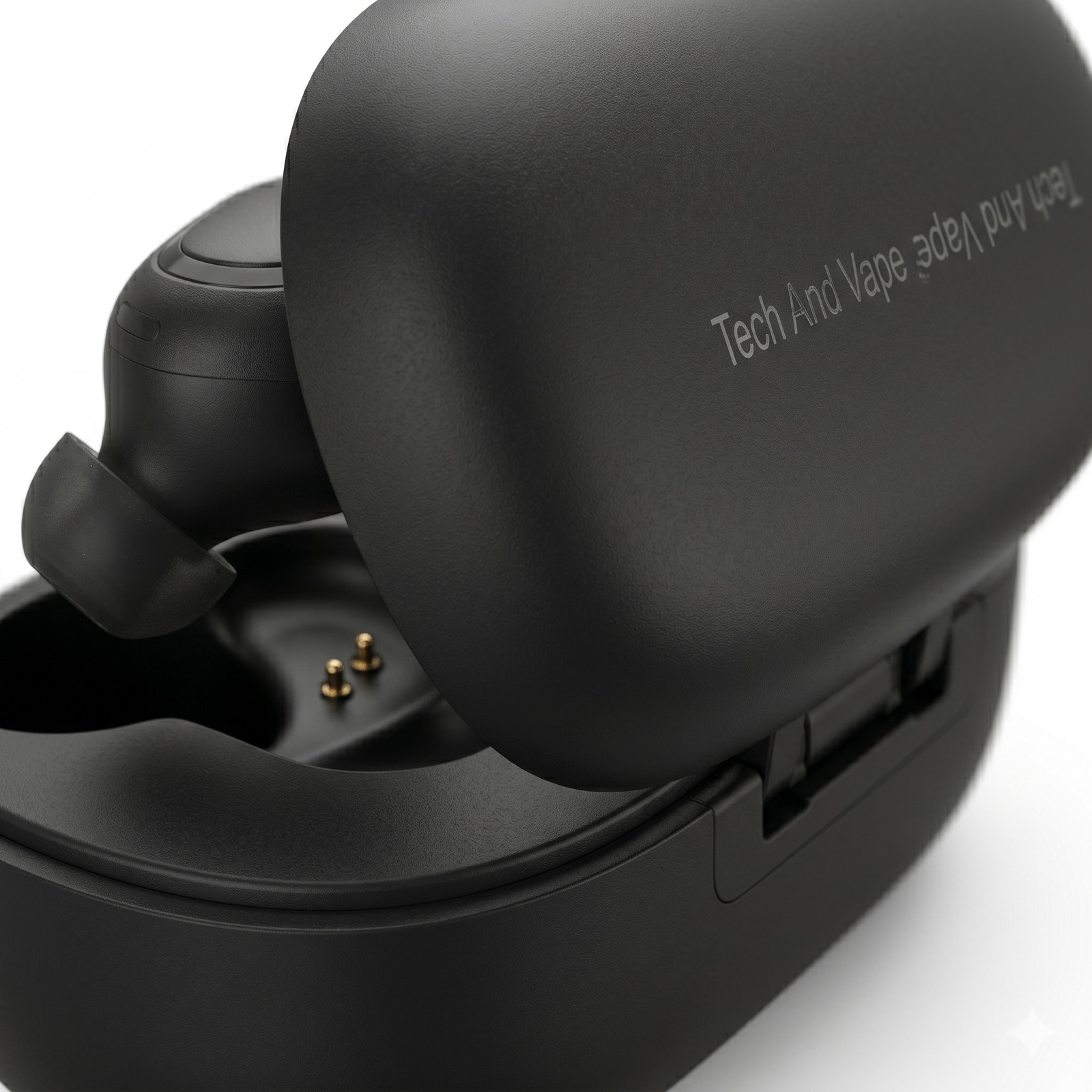 Tech And Vape Solution Ltd True Wireless Bluetooth Earbuds - Matte Black - Image 2